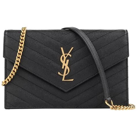 ysl monogram wallet on chain small|YSL envelope wallet on chain.